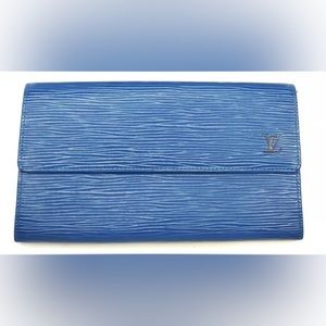 Louis Vuitton long wallet Blue